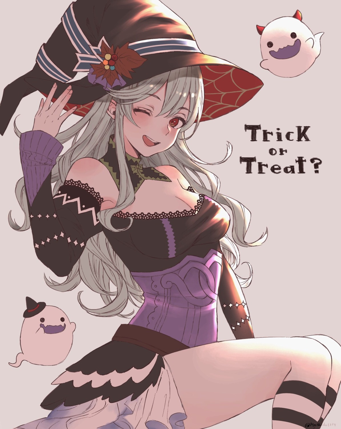 cleavage cosplay female_my_unit_(fire_emblem) fire_emblem halloween hoshido1214 kamui_(fire_emblem) witch