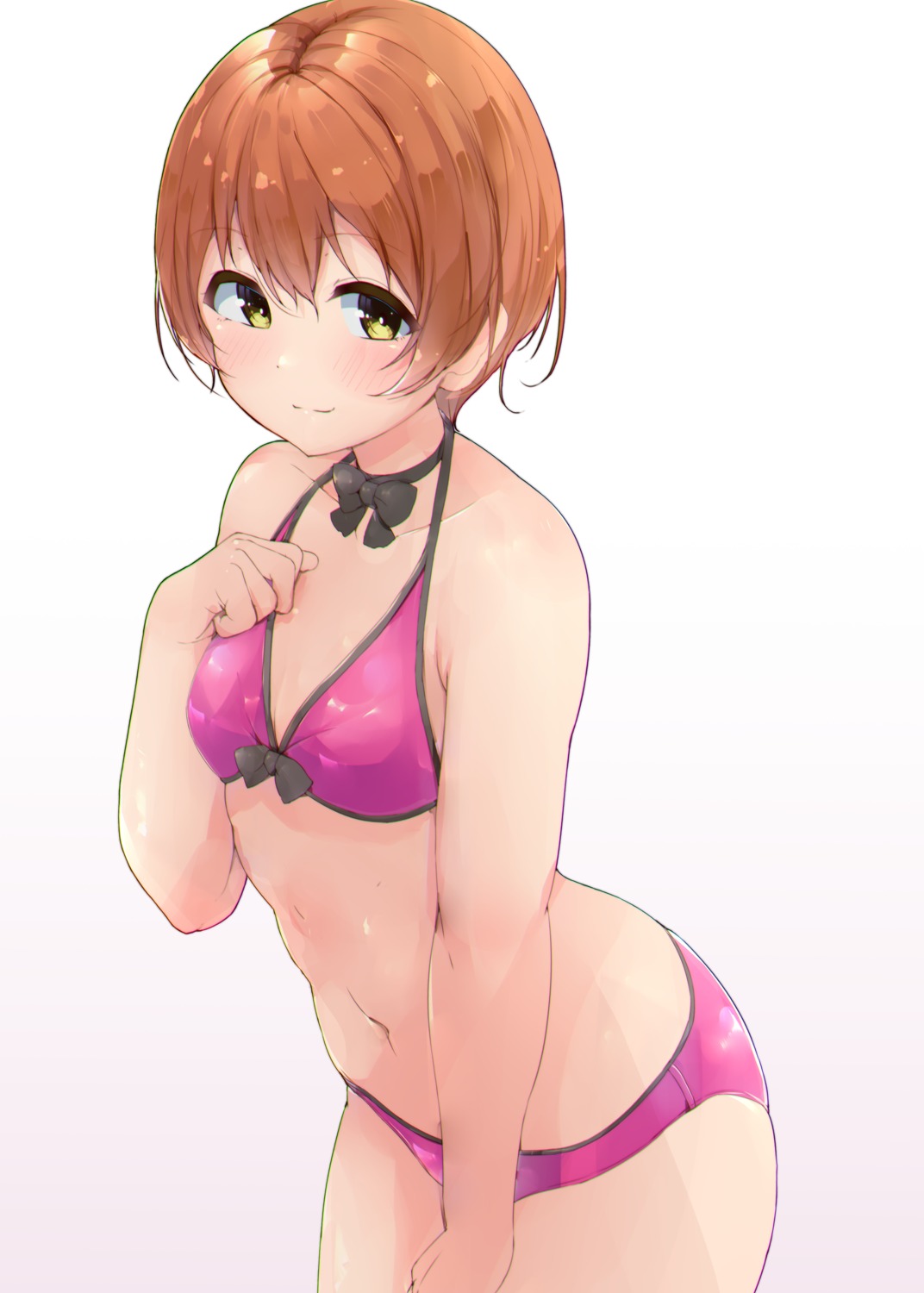 bikini cleavage hoshizora_rin love_live! shinonon_(iso_shino) swimsuits