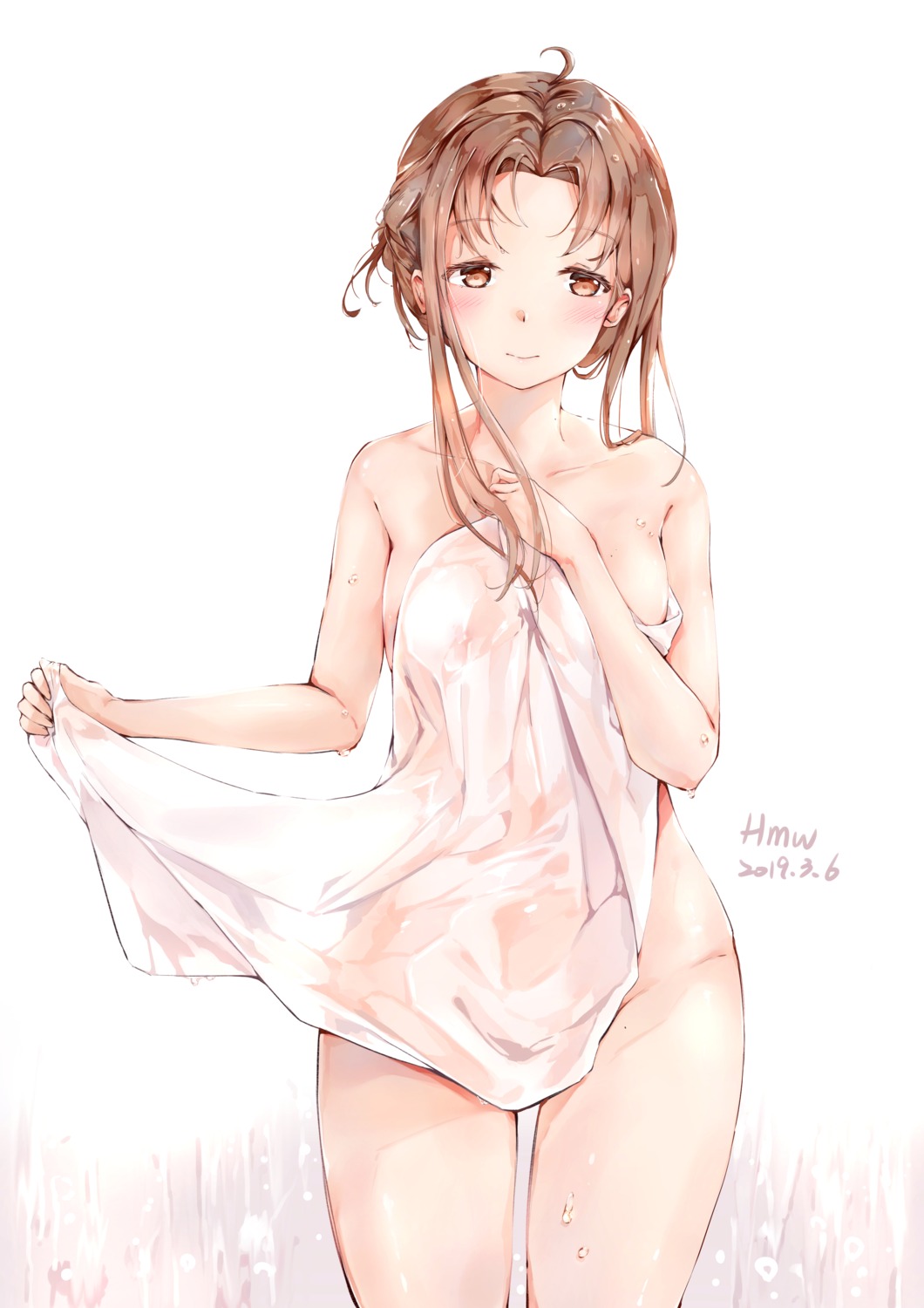 breast_hold dema_hmw naked nipples towel