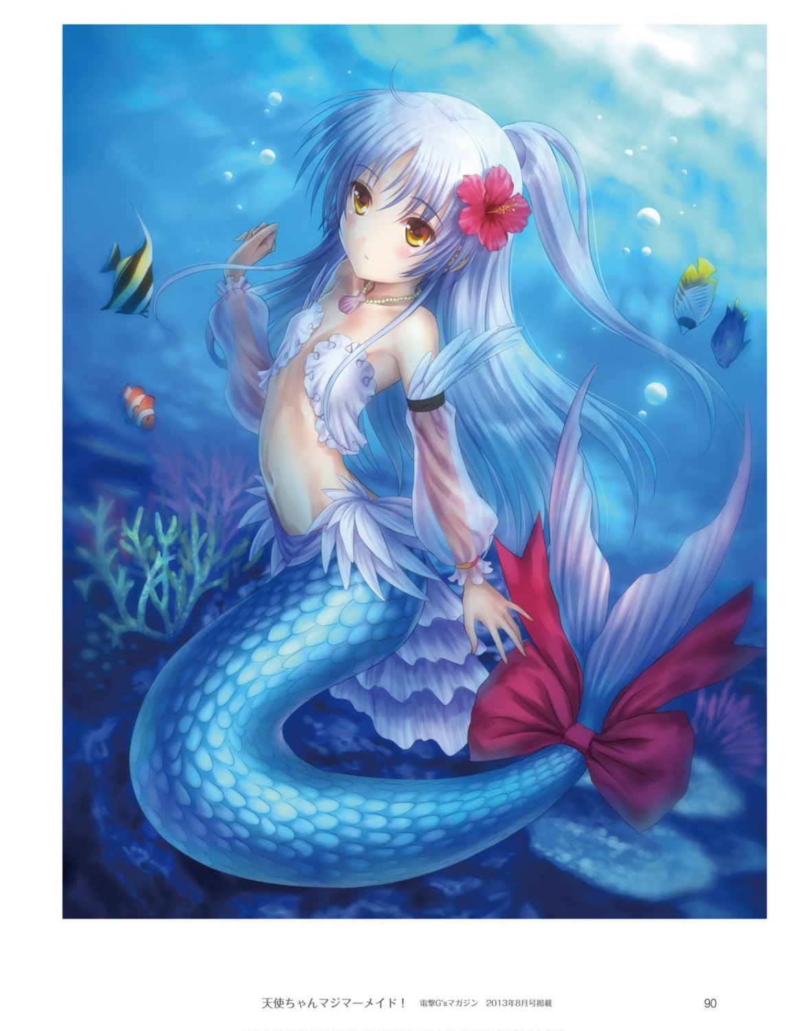 angel_beats! goto-p key mermaid monster_girl tenshi