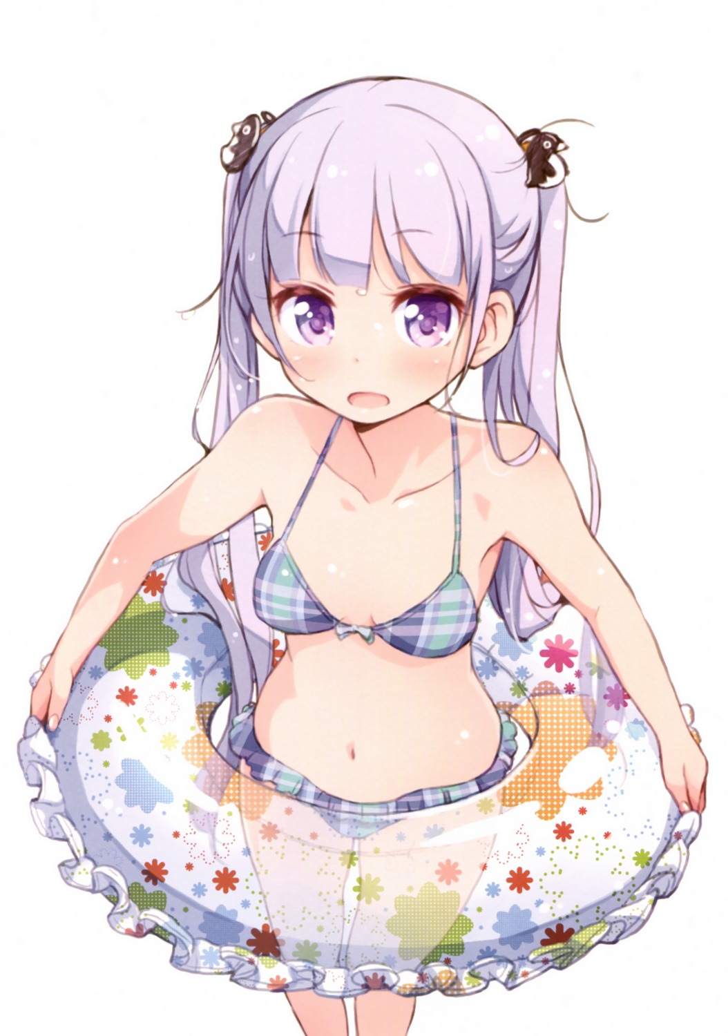 bikini new_game! suzukaze_aoba swimsuits tokunou_shoutarou