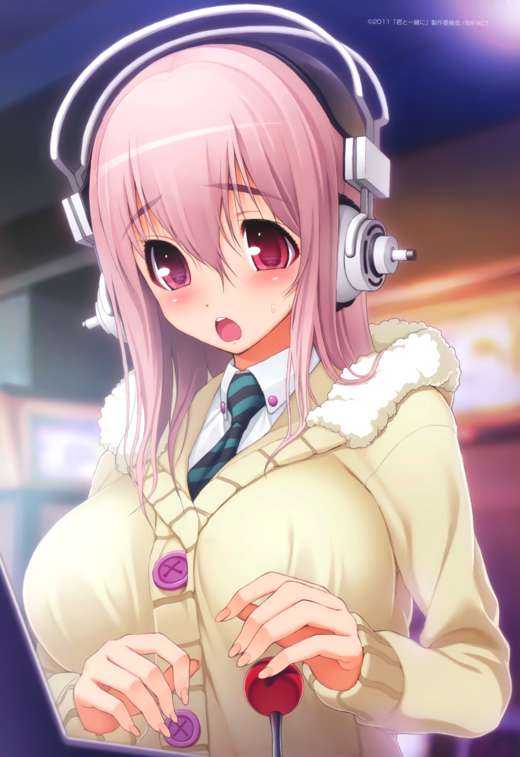 headphones nitroplus sonico super_sonico tsuji_santa