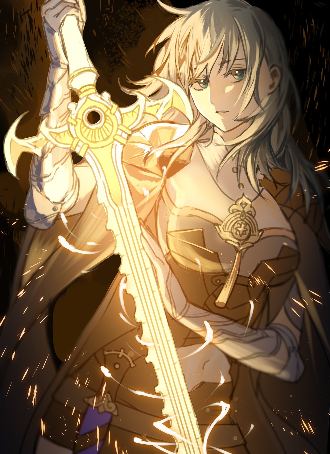 armor hanny_(uirusu_chan) sketch sword
