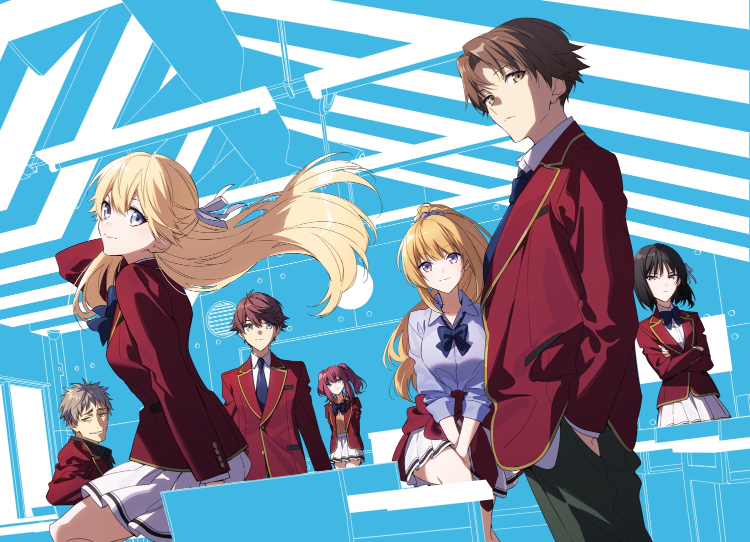 Anime Classroom Of The Elite Ayanokouji Kiyotaka Horikita Suzune