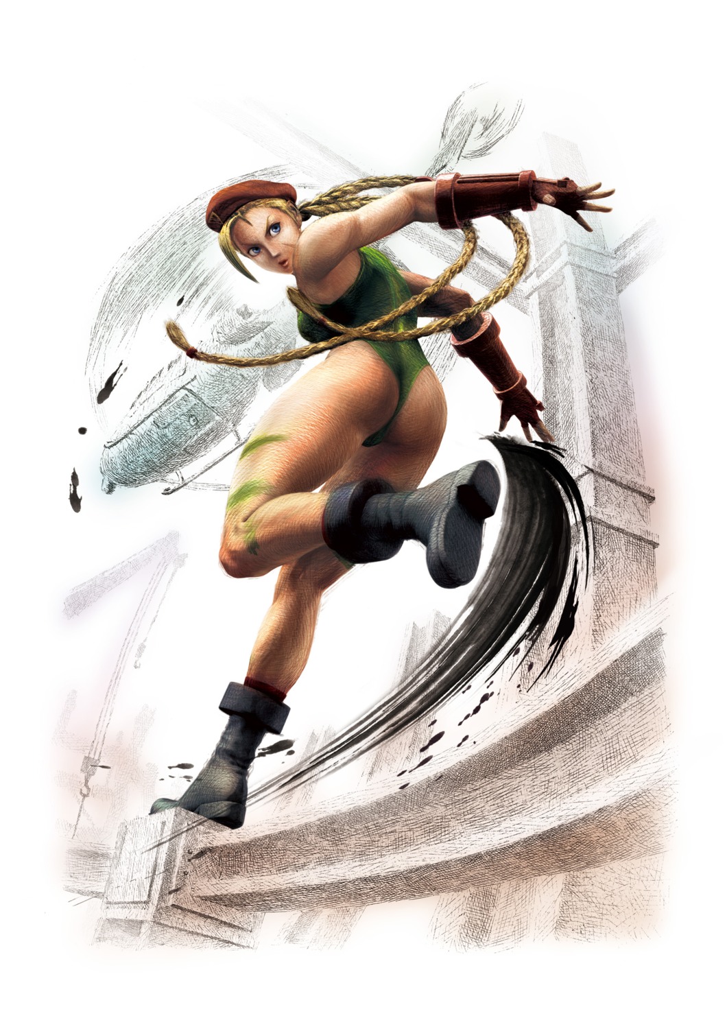 ass cammy_white ikeno_daigo leotard street_fighter street_fighter_iv