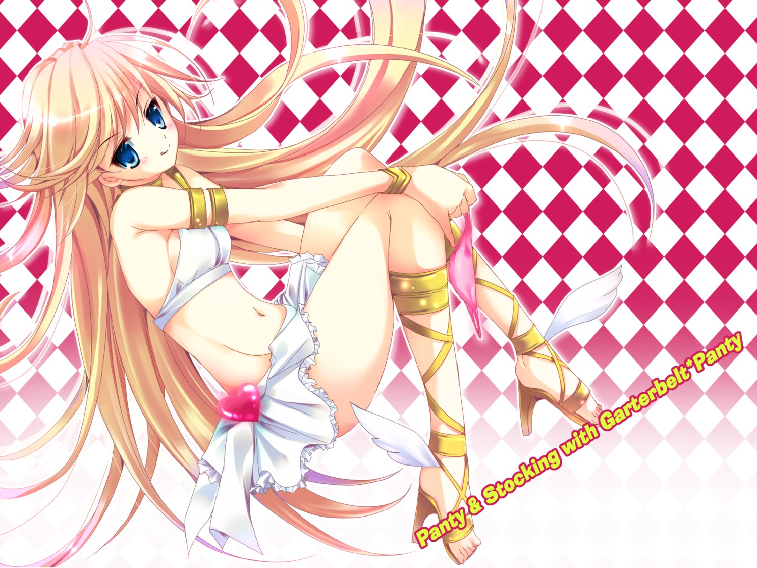 garterbelt mizusawa_mimori panty panty_&_stocking_with_garterbelt wallpaper