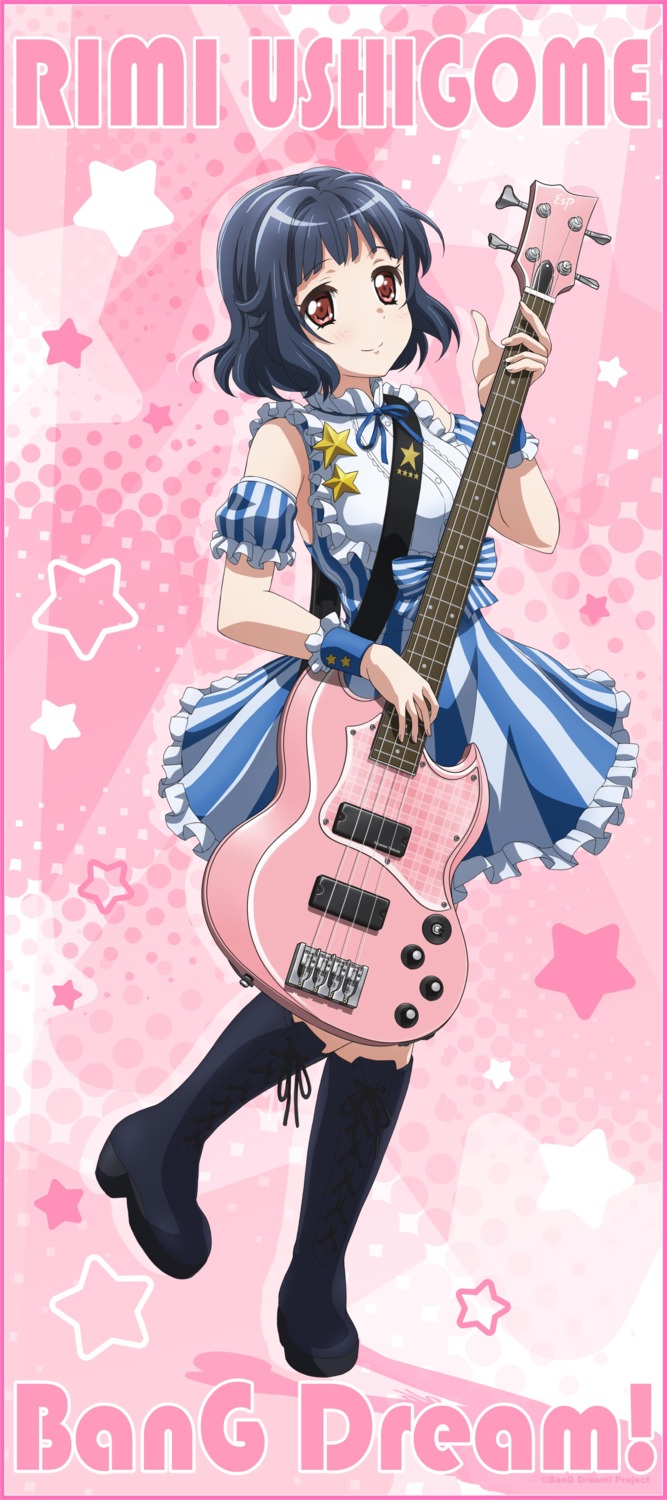 bang_dream! guitar heels ushigome_rimi