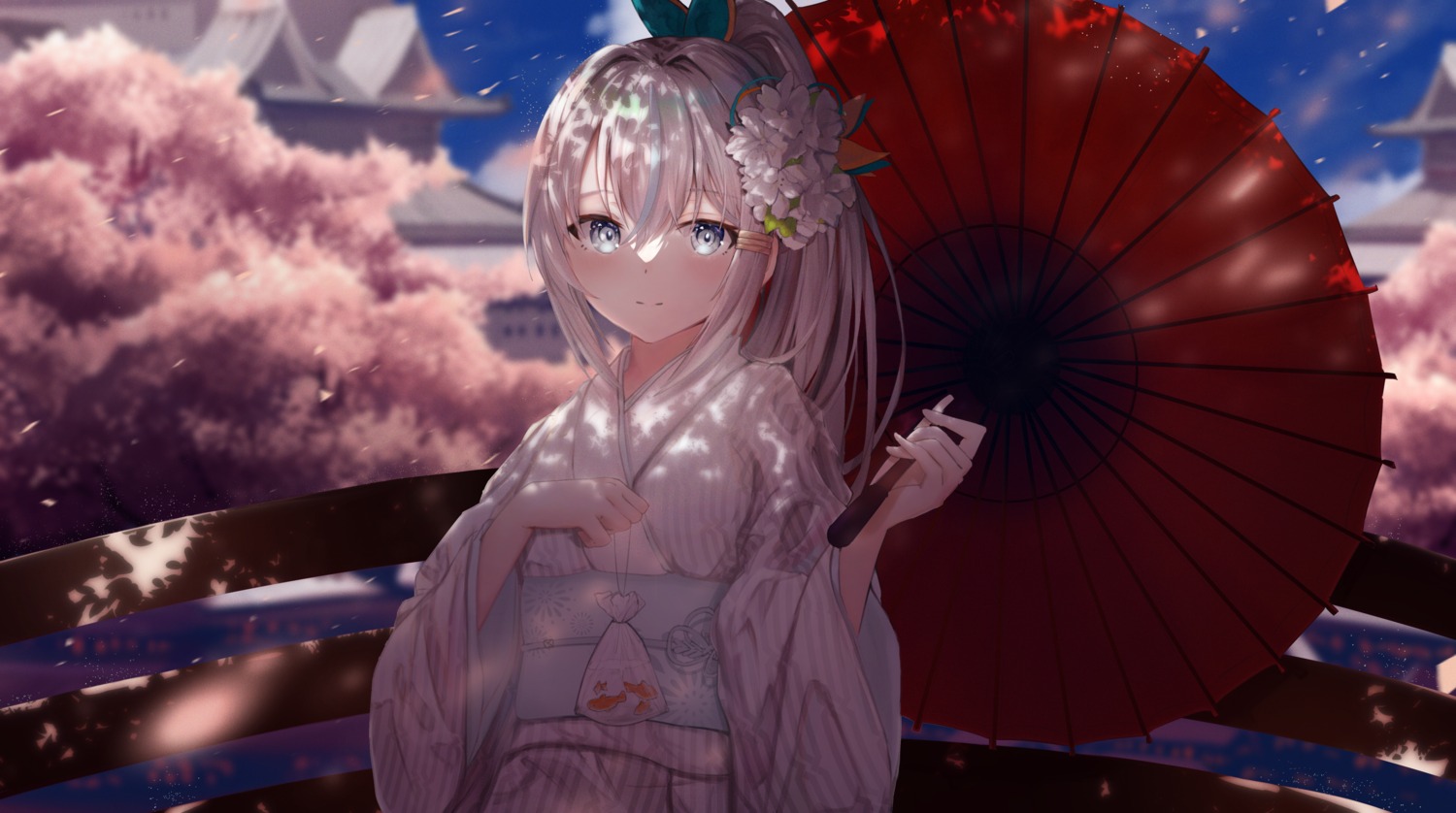 kejirion umbrella yukata