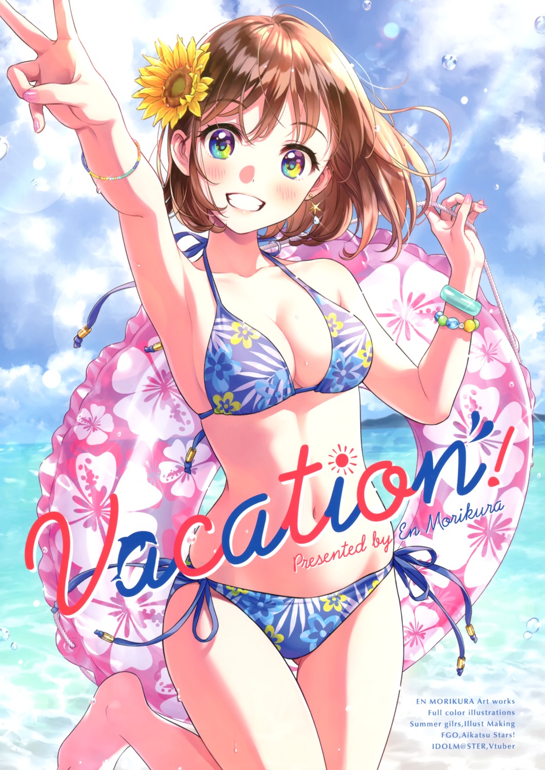 bikini canvas morikura_en swimsuits wet