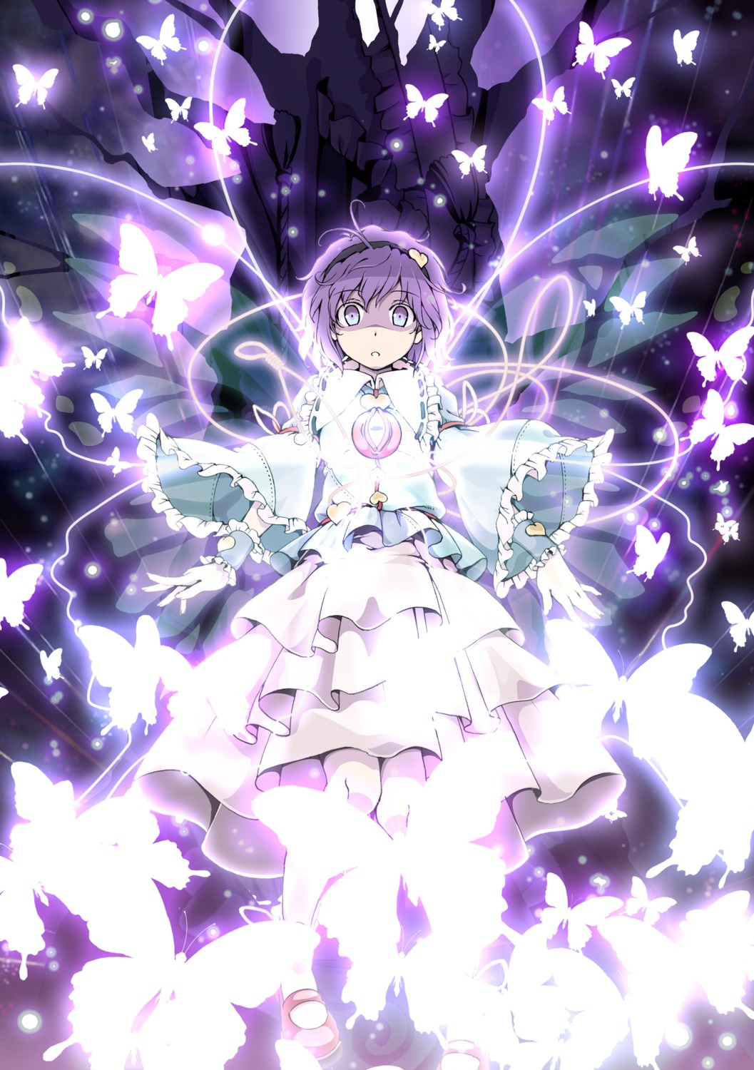 aka_ringo komeiji_satori touhou