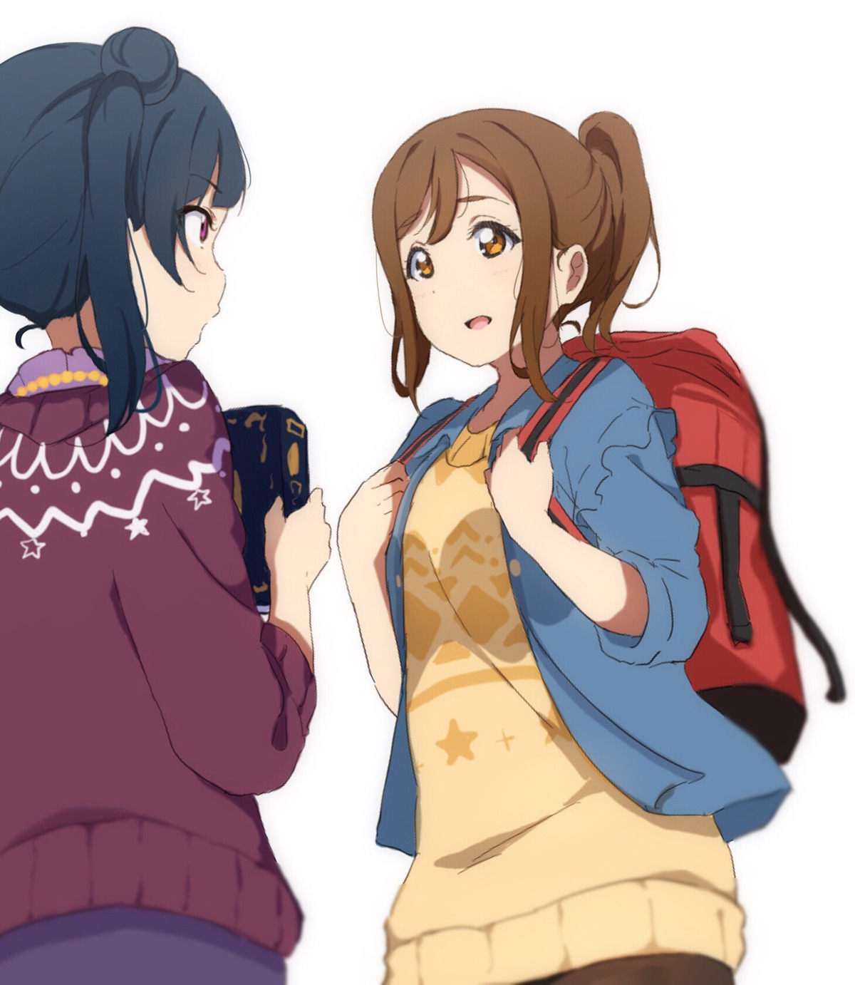 icehotmilktea kunikida_hanamaru love_live!_sunshine!! sweater tsushima_yoshiko