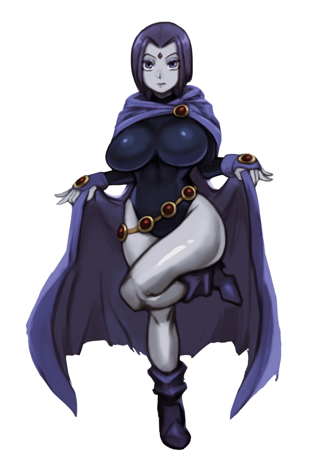 dc_comics freddyhalloween leotard raven_(teen_titans) teen_titans