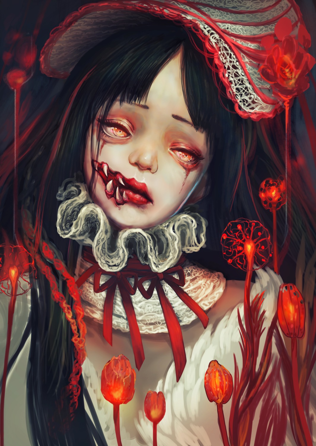 blood guro monster_girl nimoo