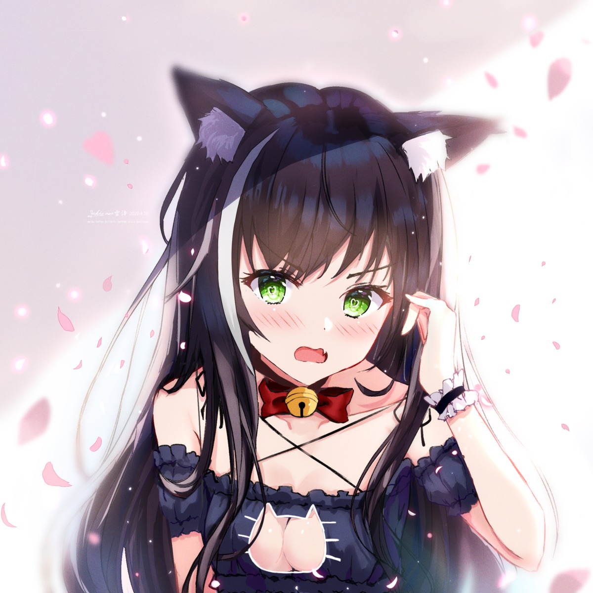 animal_ears cleavage karyl_(princess_connect) nekomimi no_bra princess_connect princess_connect!_re:dive yukizawa