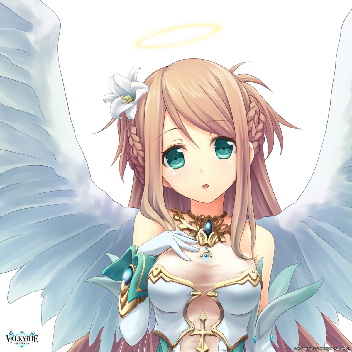 akkijin aliasing angel angel_(shinkai_no_valkyrie) nubee shinkai_no_valkyrie wings