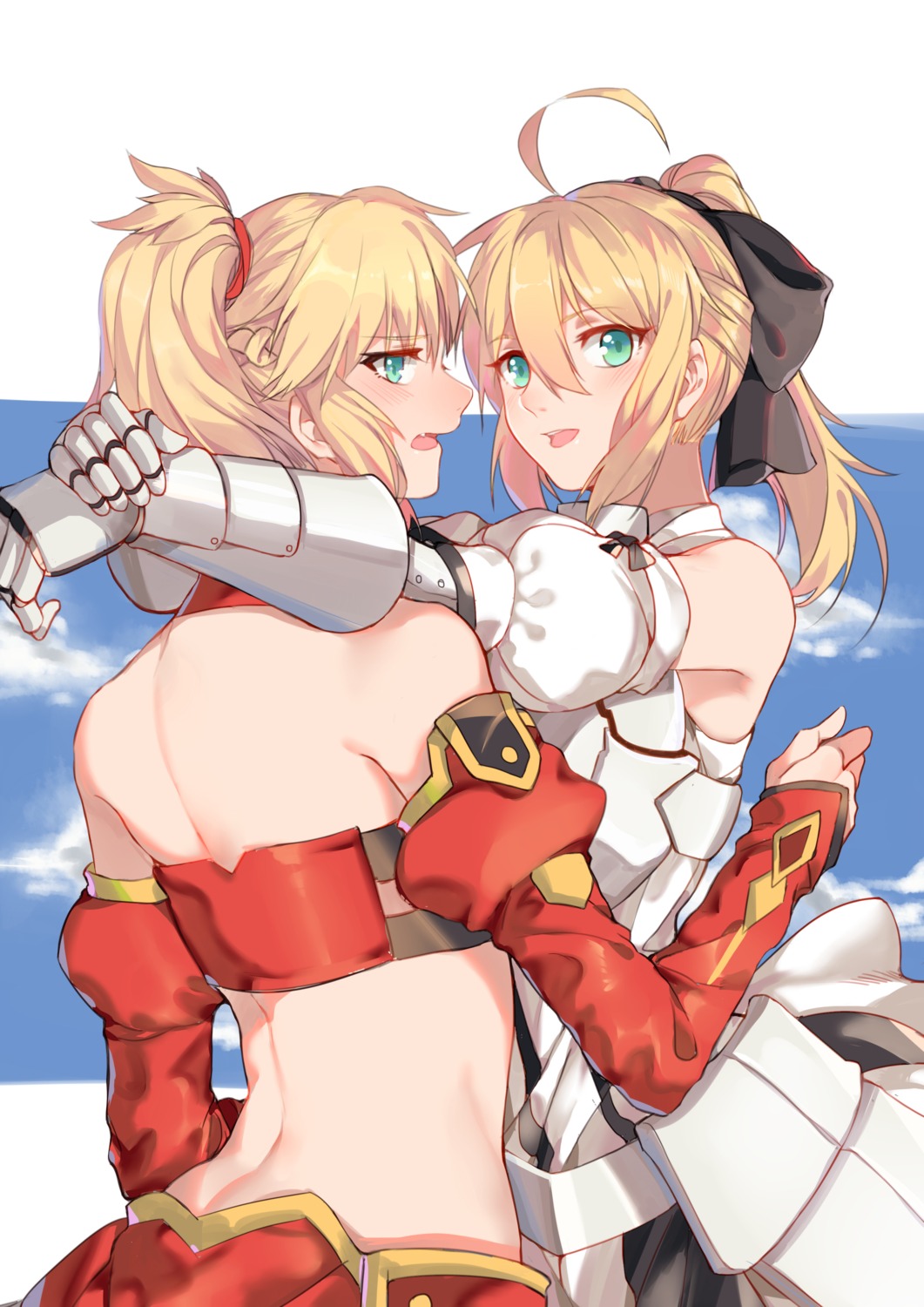 armor fate/grand_order mordred_(fate) saber saber_lily yorukun