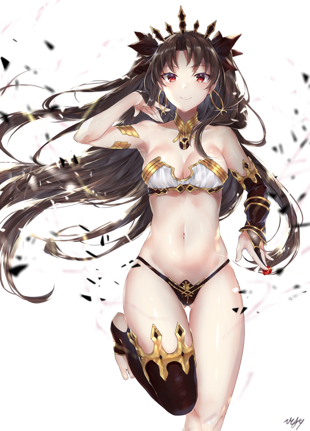 bikini_armor fate/grand_order hitomin_(ksws7544) ishtar_(fate/grand_order) thighhighs