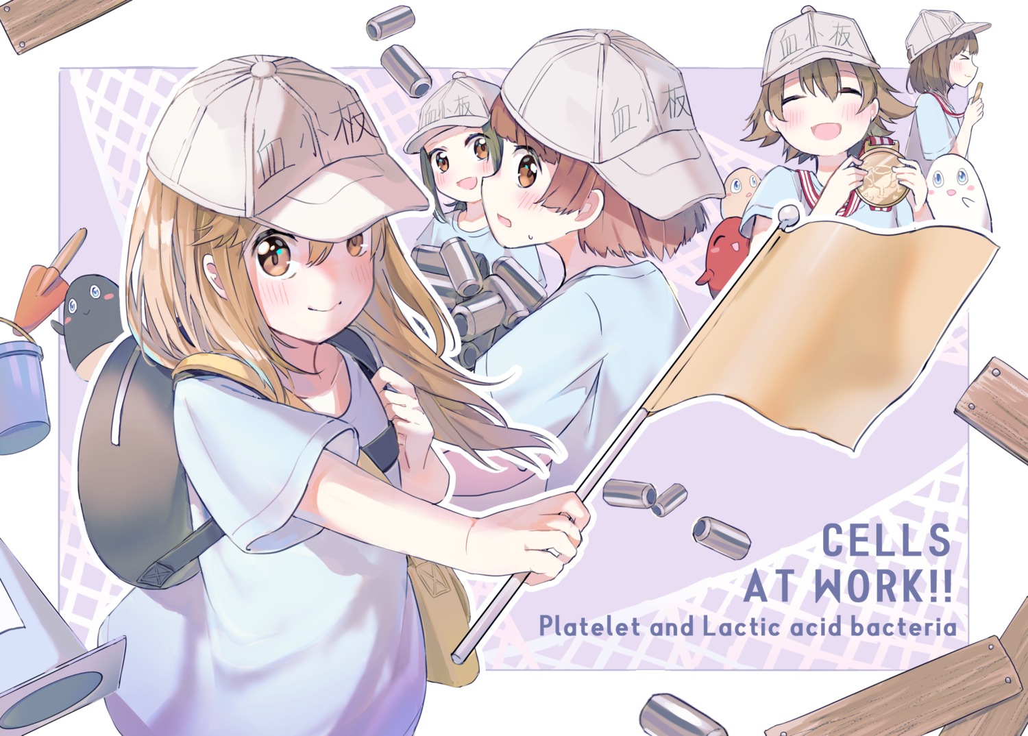 hataraku_saibou platelet_(hataraku_saibou) soranagi_yuki uniform