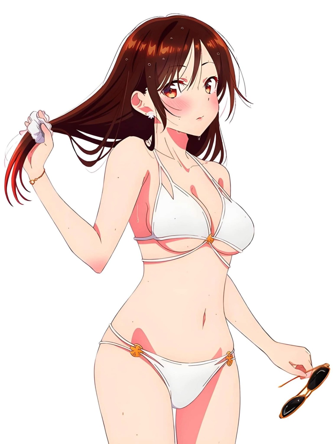 bikini cleavage ichinose_chizuru kanojo_okarishimasu swimsuits tagme underboob