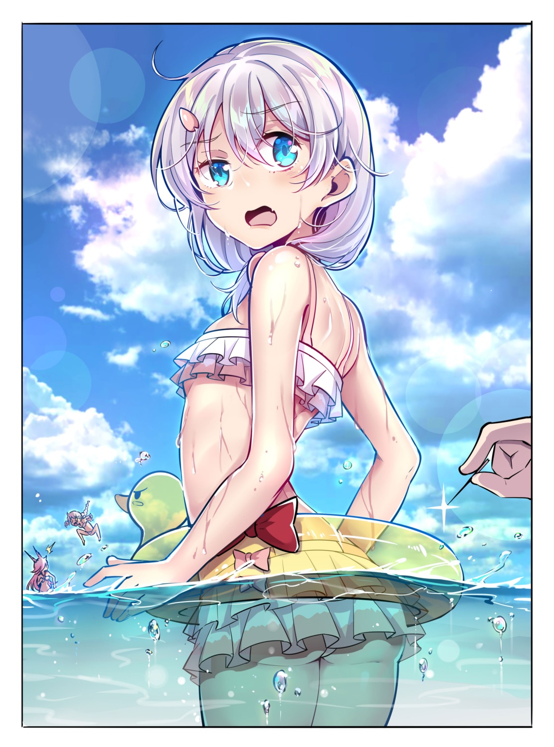 ass benghuai_xueyuan bikini honkai_impact swimsuits tagme theresa_apocalypse thong wet