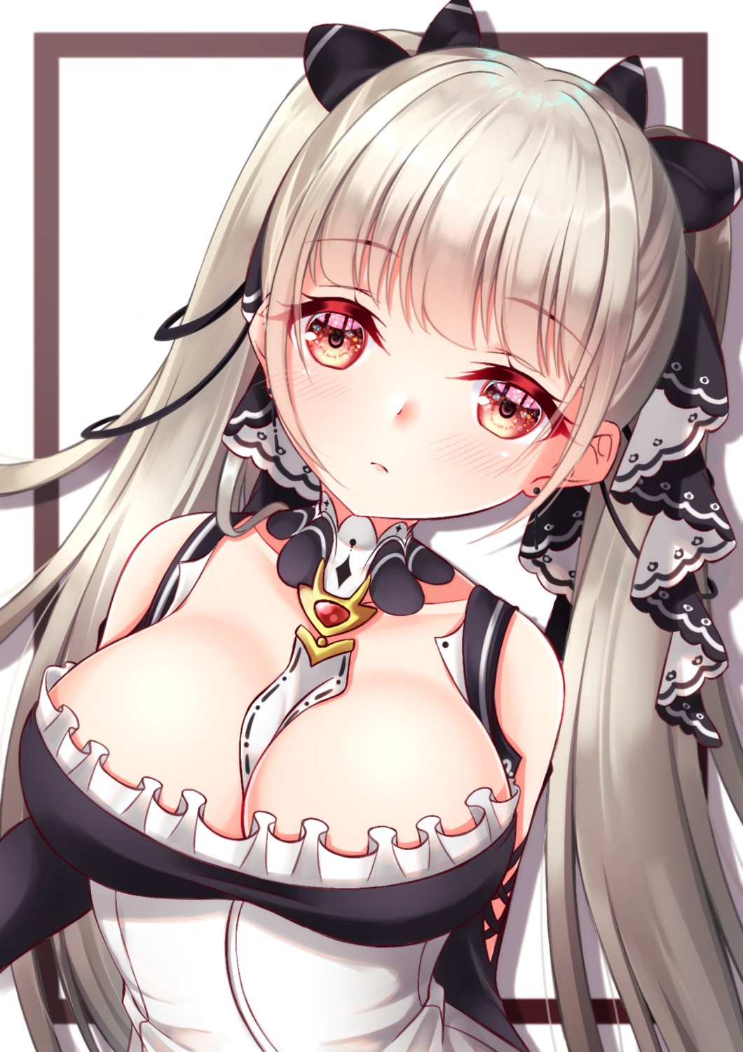 azur_lane cleavage formidable_(azur_lane) gothic_lolita lolita_fashion mirai_(pixiv13100573)