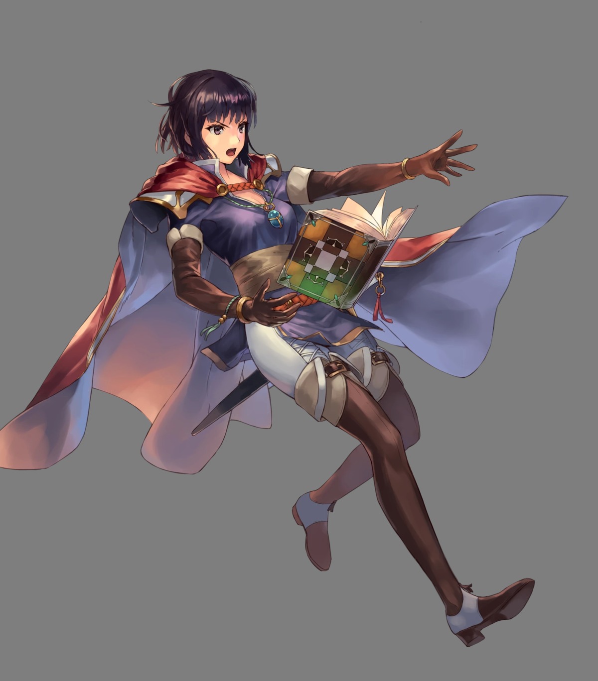 cleavage cuboon fire_emblem fire_emblem:_thracia_776 fire_emblem_heroes heels nintendo olwen sword thighhighs transparent_png