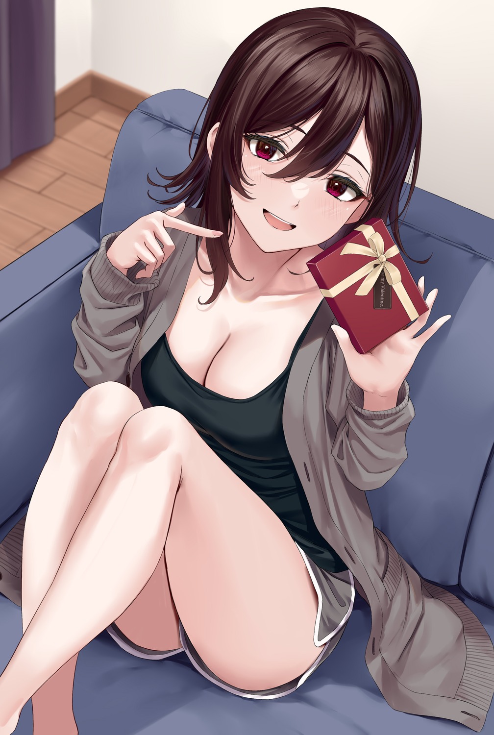 cleavage rama_(yu-light8) valentine