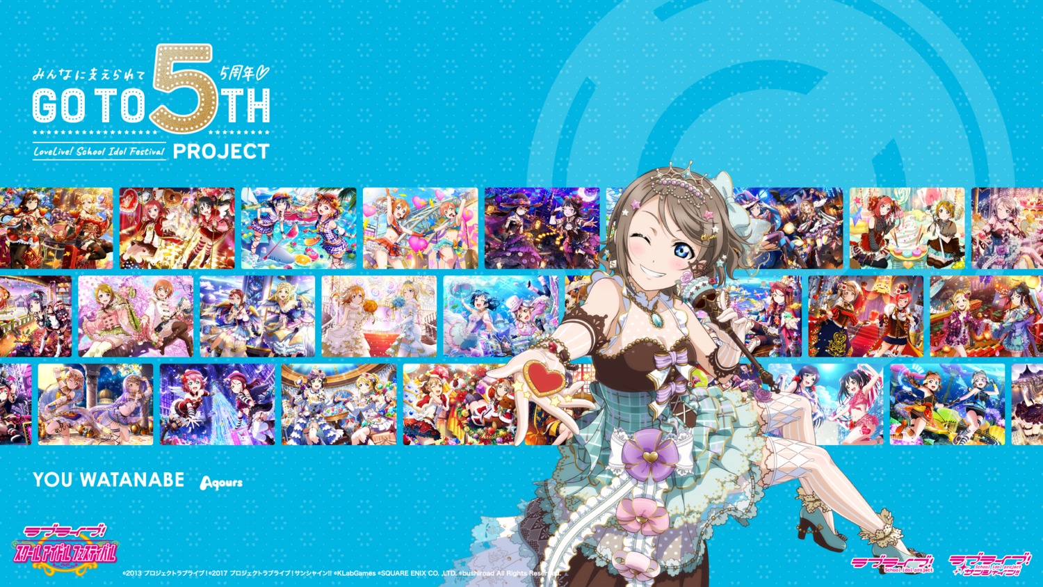 heels love_live!_school_idol_festival love_live!_sunshine!! thighhighs wallpaper watanabe_you