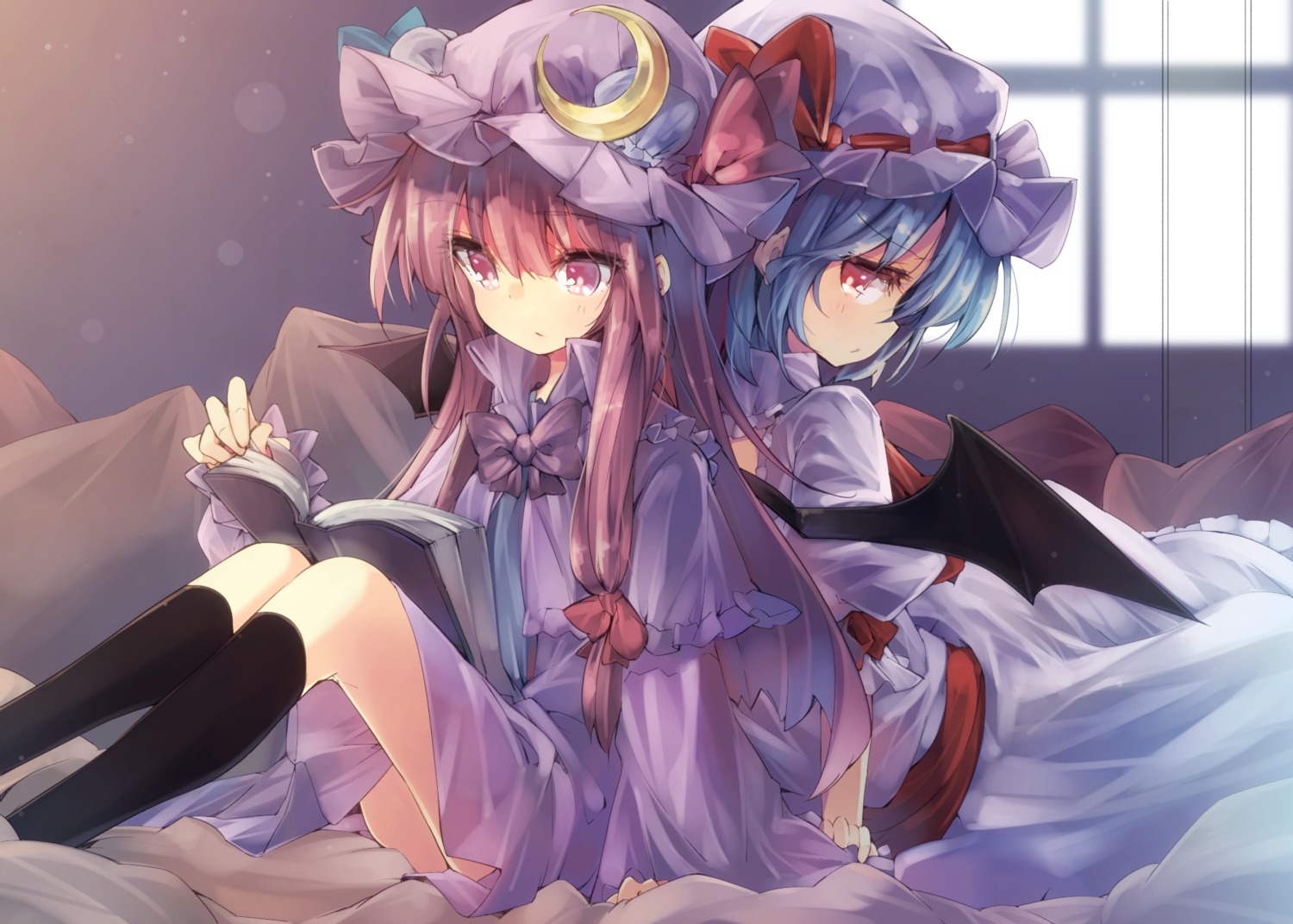 patchouli_knowledge remilia_scarlet teco touhou