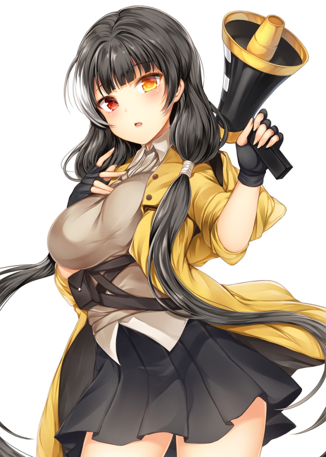 girls_frontline heterochromia ro635_(girls_frontline) zerocat