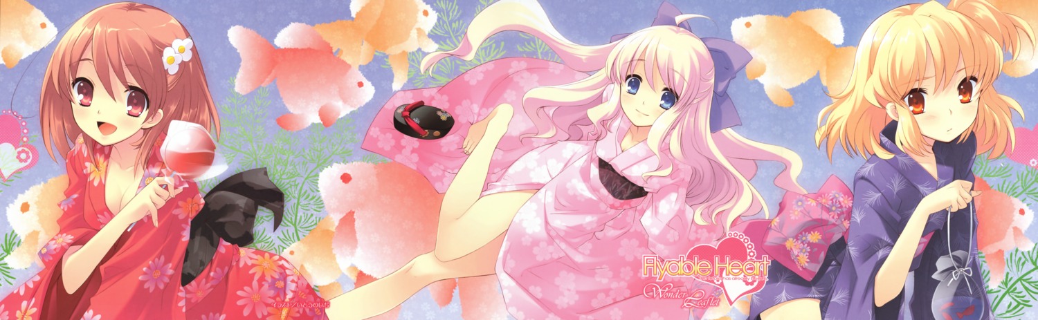 fixed flyable_heart inaba_yui ito_noizi minase_sakurako sumeragi_amane unisonshift yukata