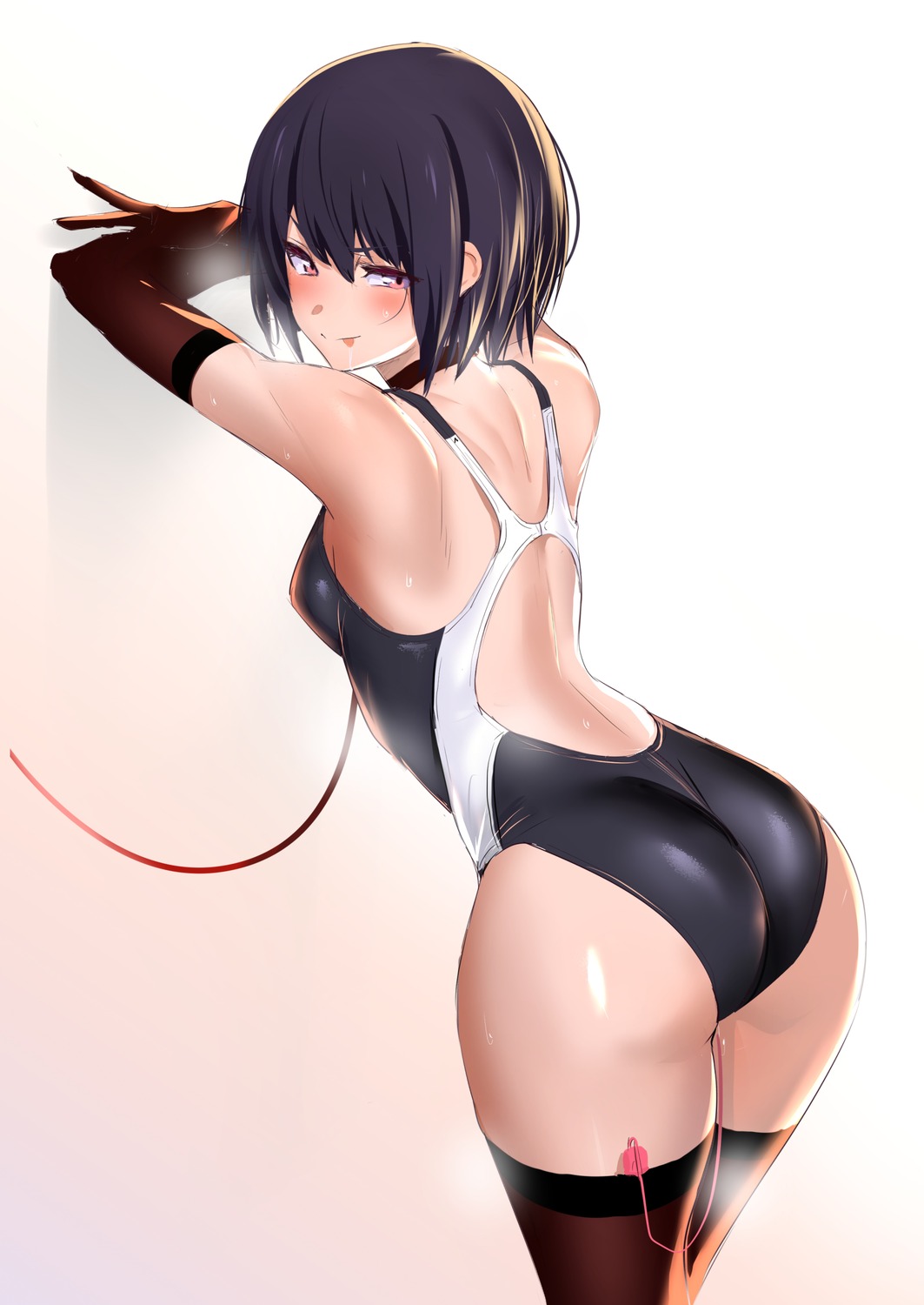 ass pussy_juice swimsuits thighhighs ulrich_(tagaragakuin) vibrator