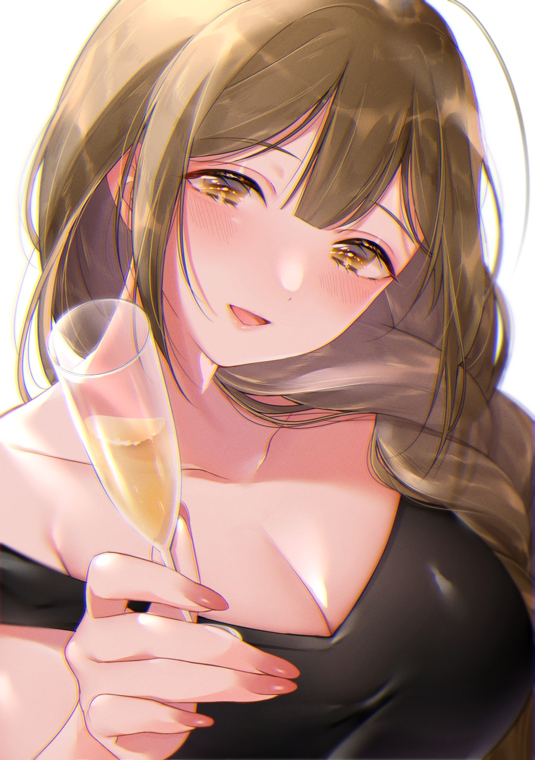 cleavage kuwayama_chiyuki shiguri the_idolm@ster the_idolm@ster_shiny_colors