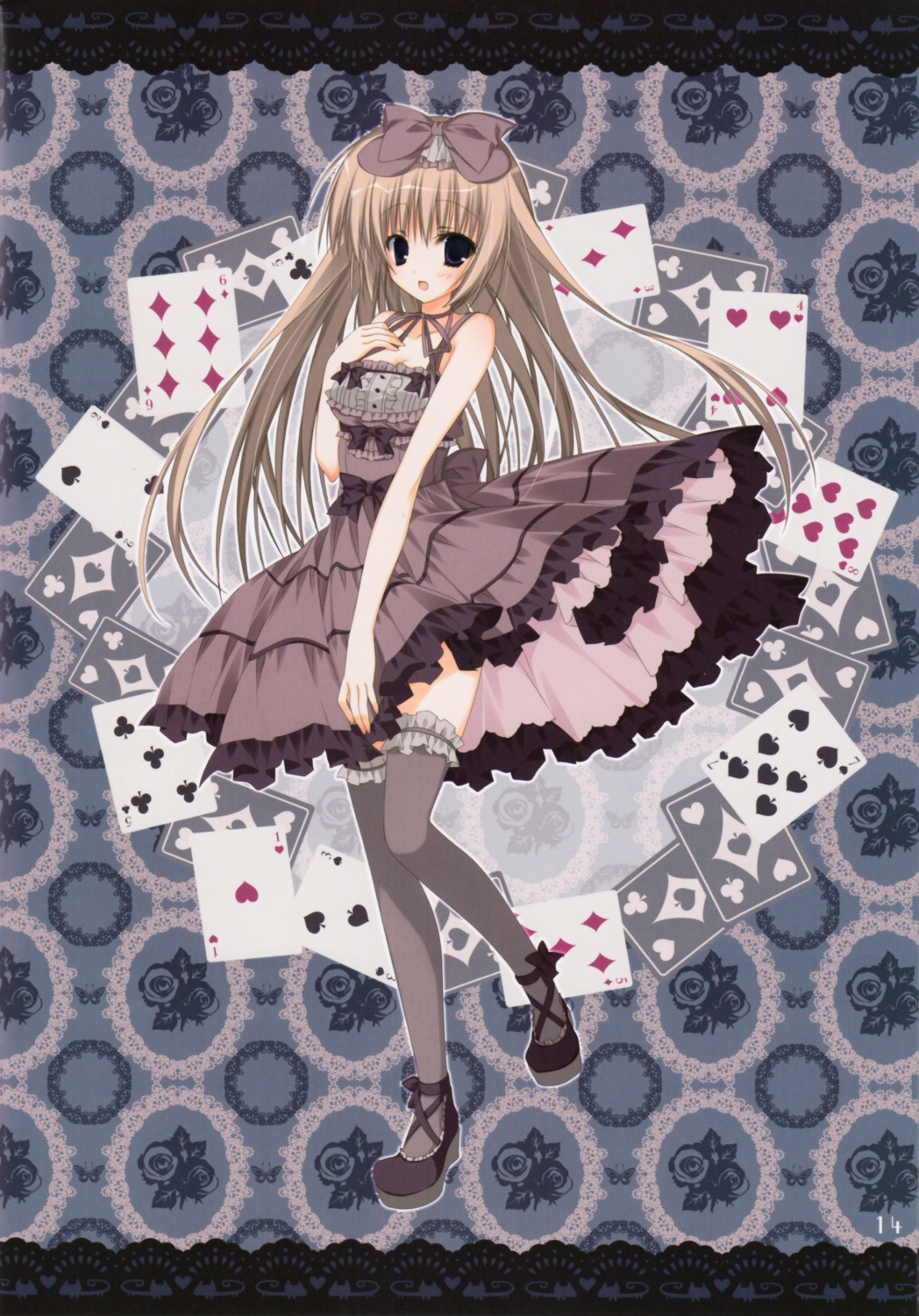 dress inugami_kira necotoxin thighhighs