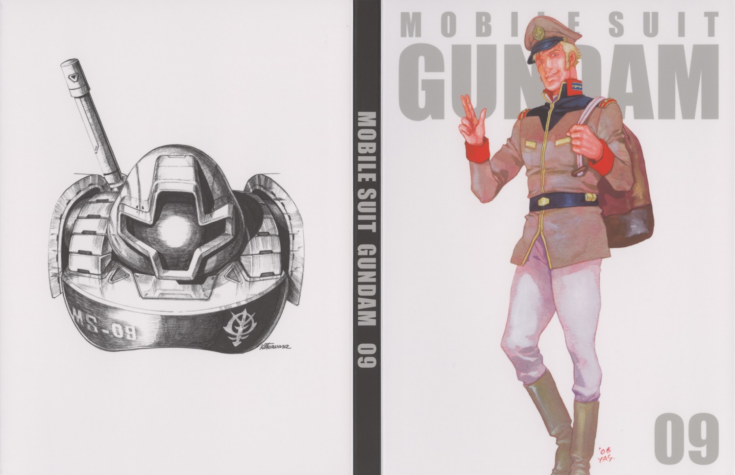 disc_cover gundam male mobile_suit_gundam okawara_kunio sleggar_law yasuhiko_yoshikazu