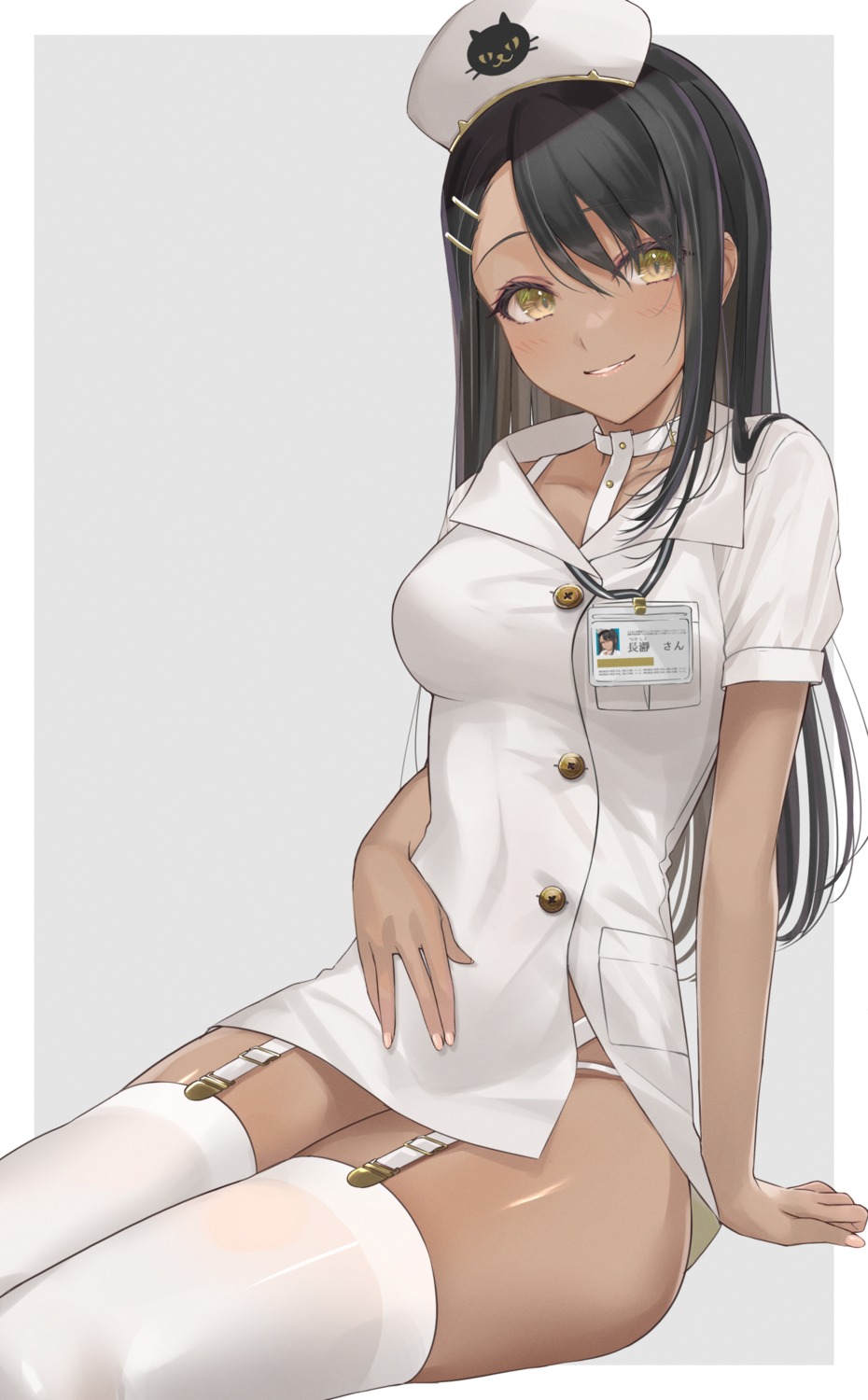 ijiranaide_nagatoro-san mexif nagatoro_hayase nurse stockings thighhighs