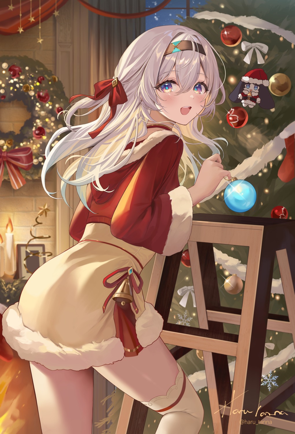 ass christmas firefly garter harukix honkai:_star_rail thighhighs