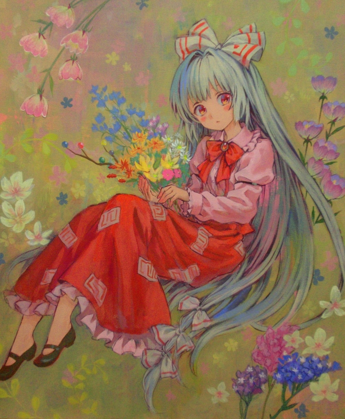 ama-tou fujiwara_no_mokou touhou