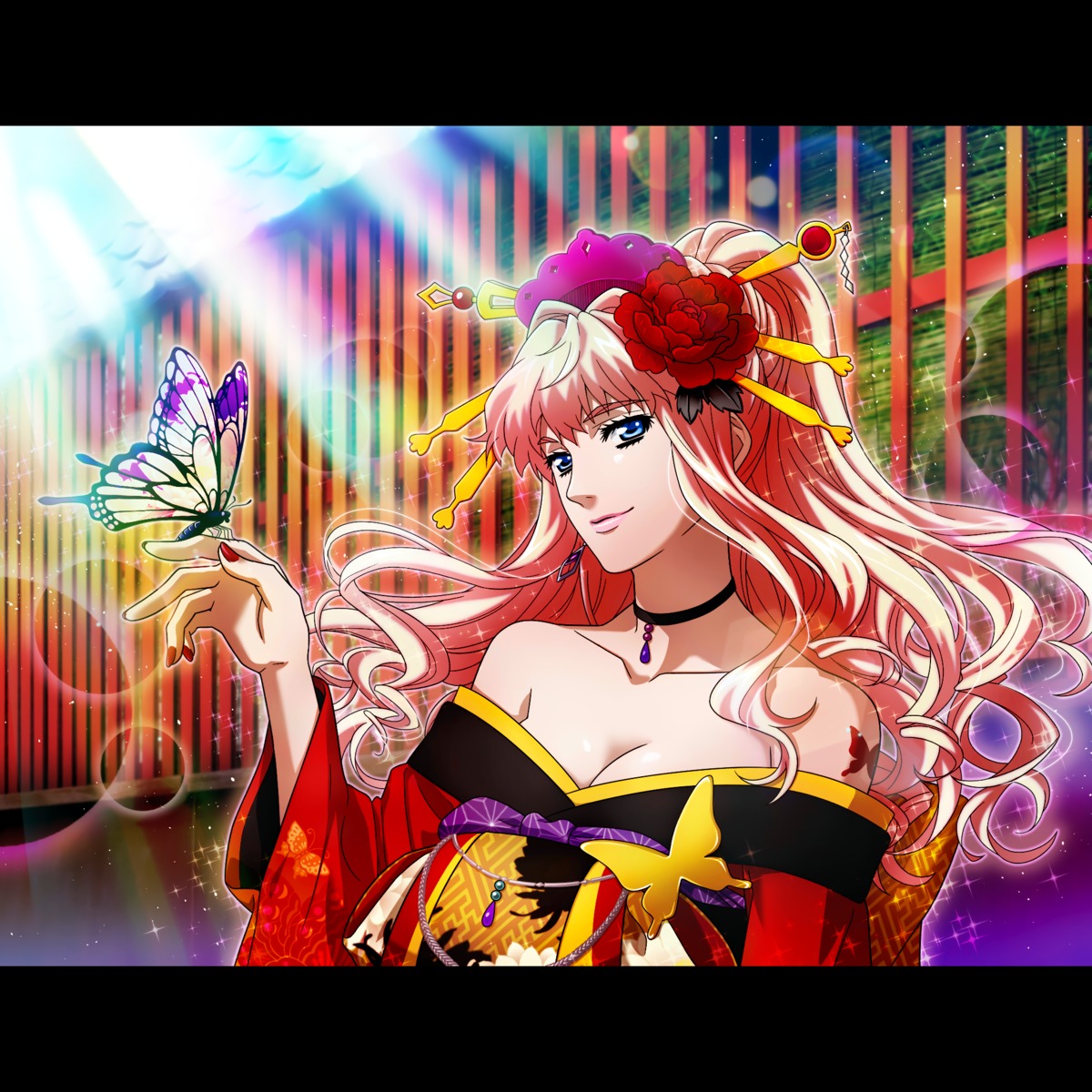 cleavage japanese_clothes macross macross_frontier sheryl_nome tagme