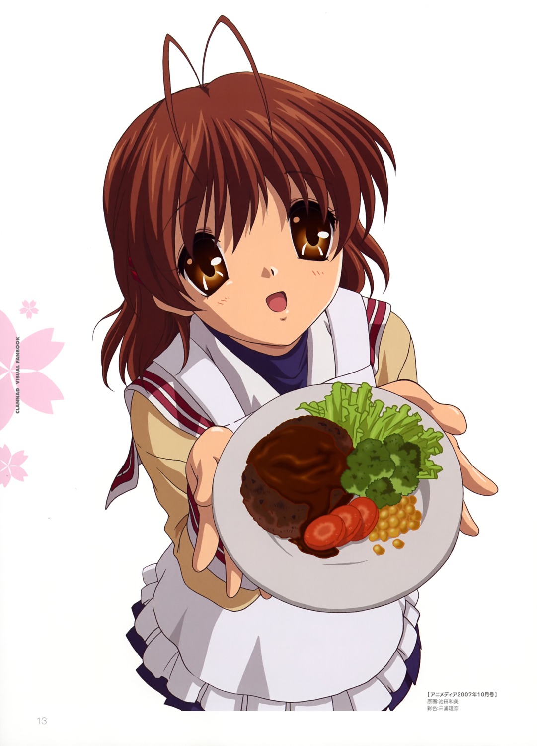 clannad furukawa_nagisa ikeda_kazumi seifuku