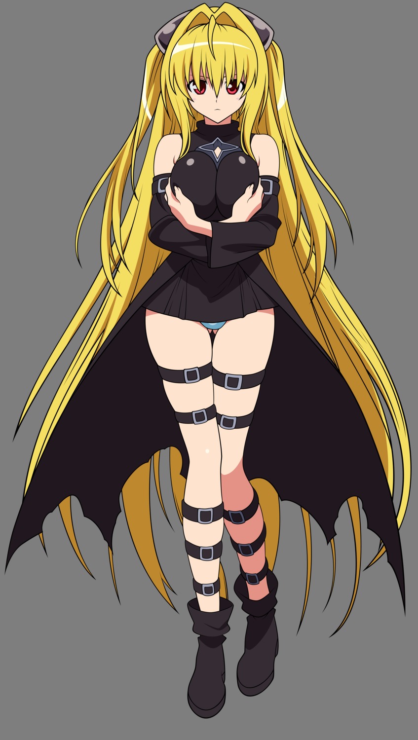 breast_hold golden_darkness pantsu to_love_ru transparent_png vector_trace