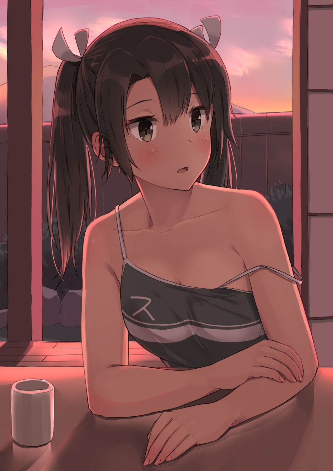 cleavage kantai_collection no_bra soushou_nin zuikaku_(kancolle)