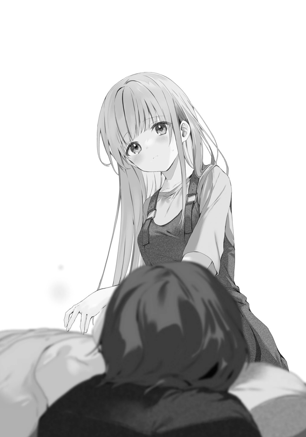 dress fujimiya_amane hanekoto monochrome otonari_no_tenshi-sama_ni_itsunomanika_dame_ningen_ni_sareteita_ken shiina_mahiru