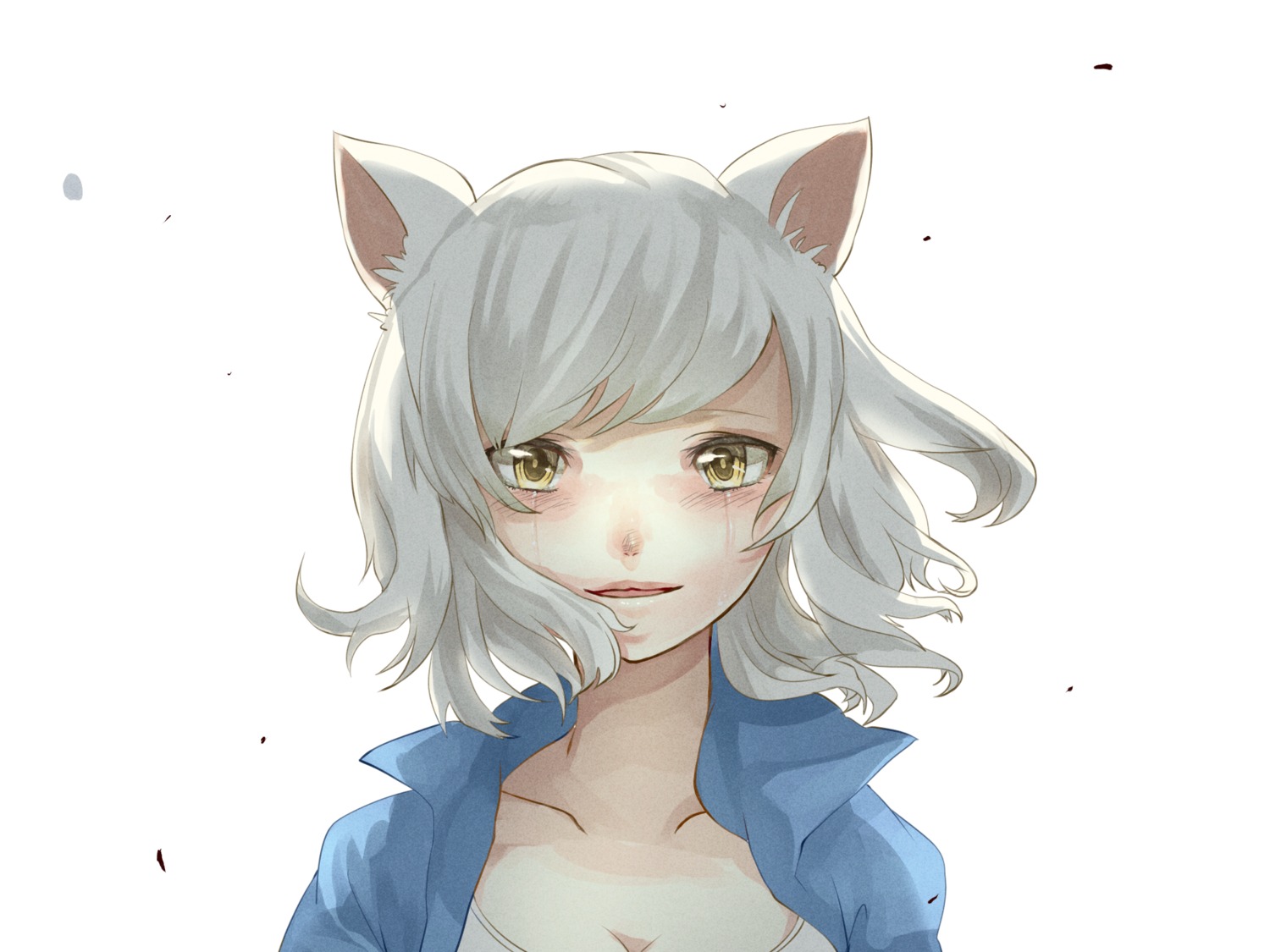 animal_ears bakemonogatari hanekawa_tsubasa monogatari_(series) nekomimi nekomonogatari tomaeda