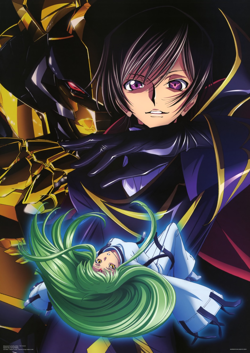 c.c. chiba_yuriko code_geass lelouch_lamperouge nakada_eiji