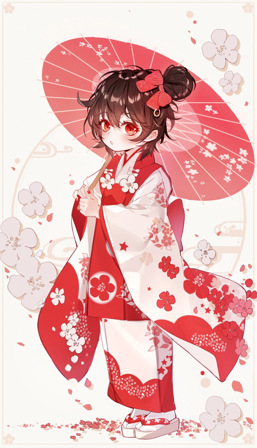 baocaizi kimono umbrella