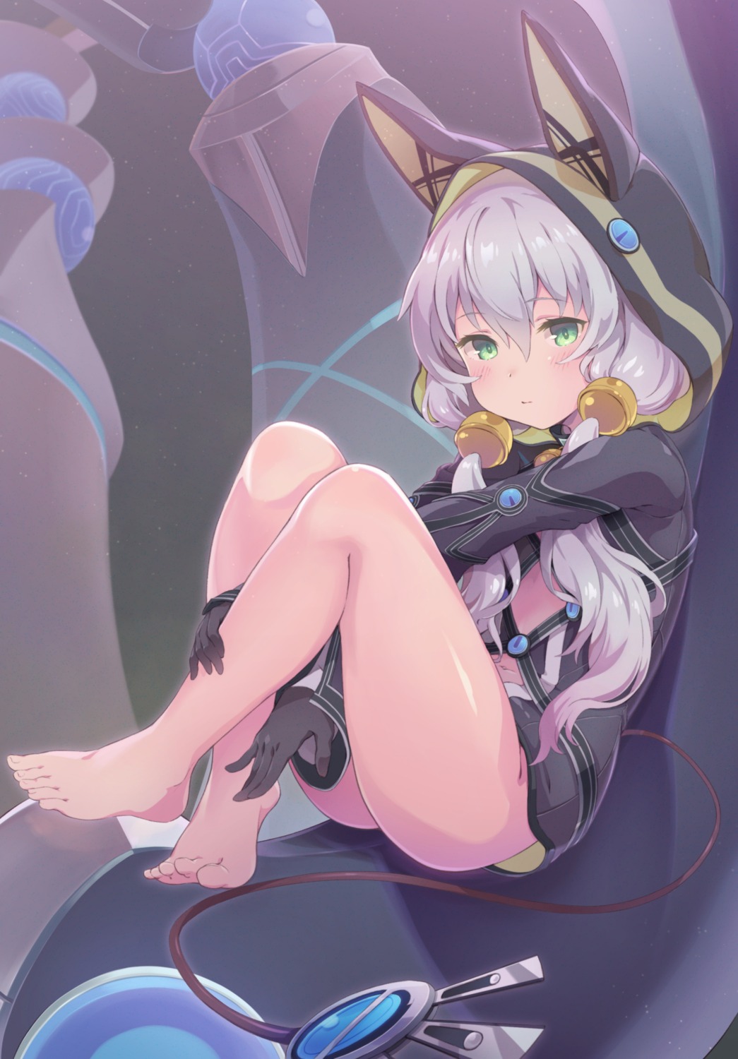 altina_orion animal_ears eiyuu_densetsu eiyuu_densetsu:_sen_no_kiseki feet misashi_(raichi821) tail