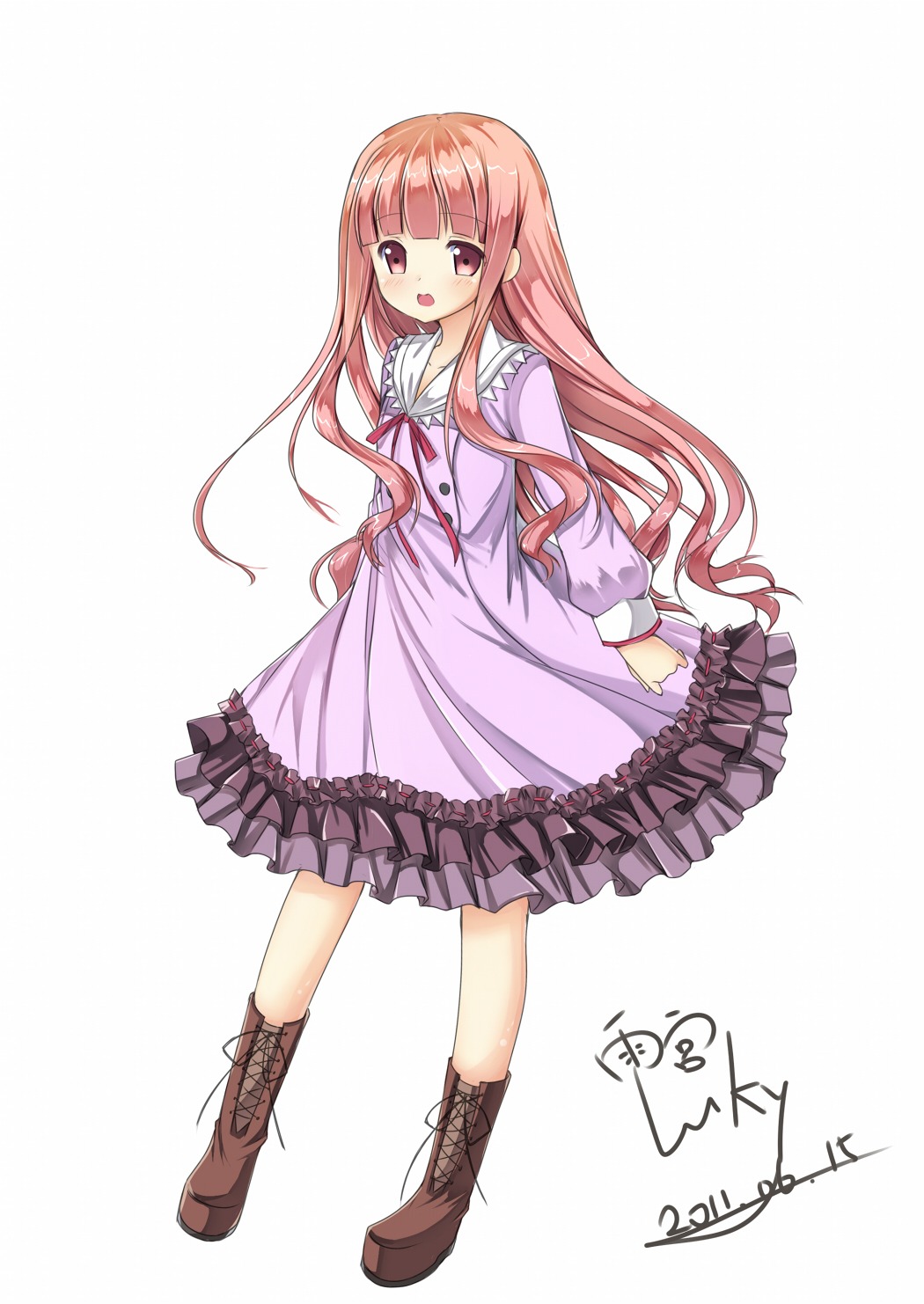 dress hakamada_hinata luky ro-kyu-bu!