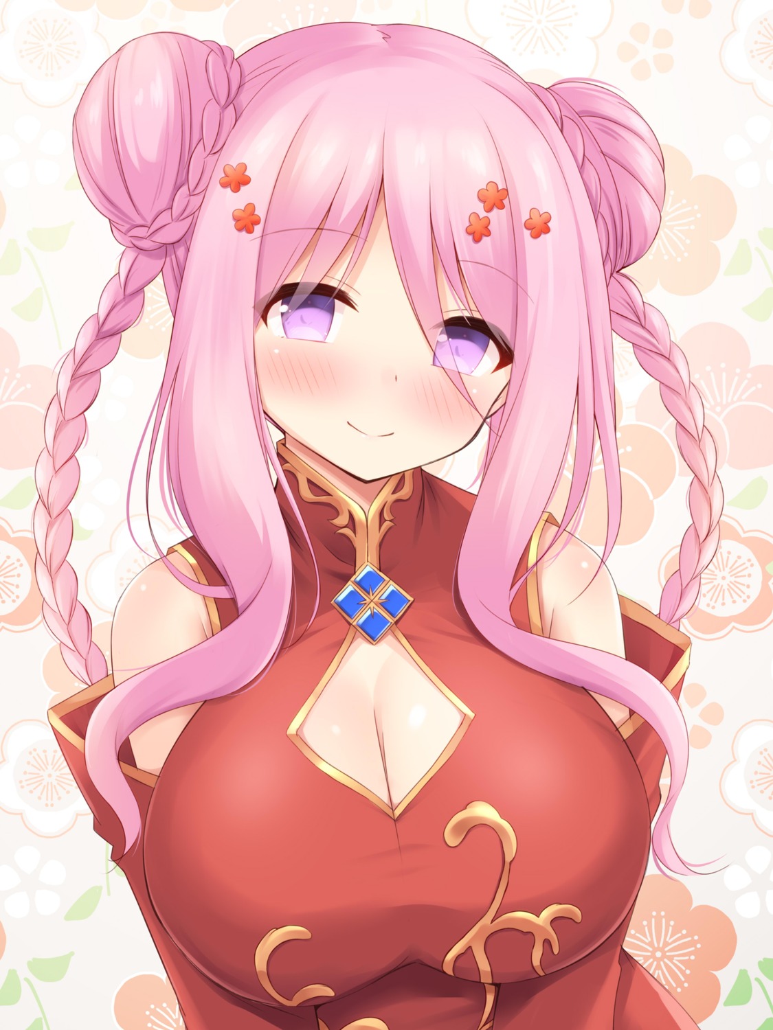 chinadress cleavage yuu_(yumezakura)