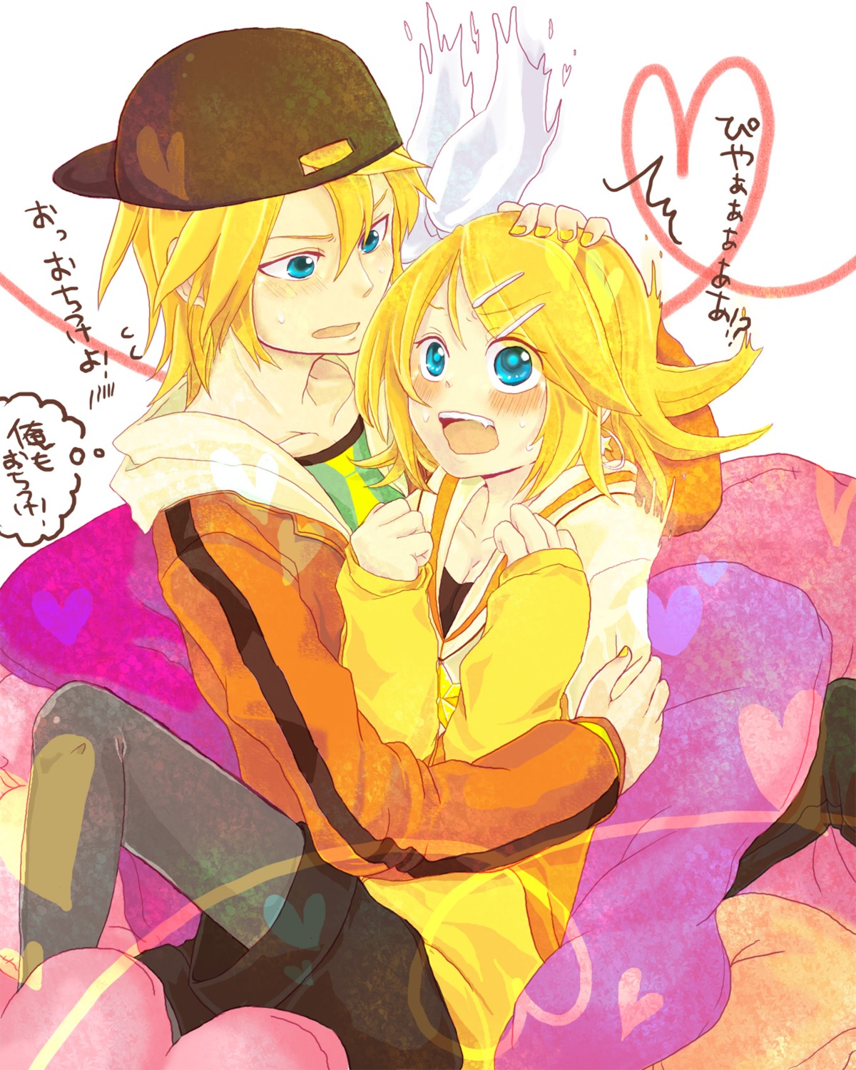 juvenile_(vocaloid) kagamine_len kagamine_rin shinigami_a vocaloid